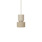 Ferm Living Collect Bell Socket Pendant Disc Cashmere Cashmere