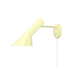 AJ Wall Lamp Soft Lemon Cable & Plug