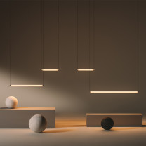 Vibia Asia LED Suspension Light Lifestyle Installation