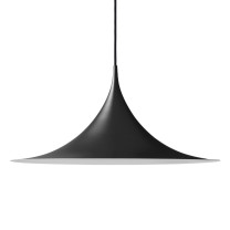 Gubi Semi Pendant Light 90 Matt Black