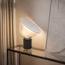 Silver, Small Flos Taccia LED Table Lamp
