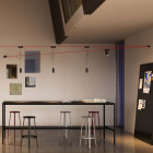 Artemide Architectural Funivia Lighting System in a Workspace