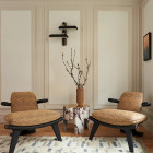 Bert Frank Rinato LED Double Wall Light Right Lifestyle Lounge