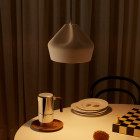 Marset Pleat Box 24 LED Pendant Lifestyle Dining Table 5