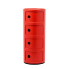 Kartell Componibili Storage Unit 4 - Red