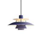 Louis Poulsen PH5 Mini Pendant Monochrome Dusty Indigo