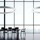 Panzeri Golden Ring LED Suspension Lifestyle Meeting Room