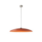 Santa & Cole HeadHat Plate LED Pendant - Large, Red, White Surface Canopy