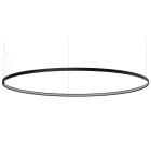 Panzeri Zero Round Horizontal LED Pendant 150 Black