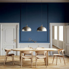 Lodes JIM Dome Pendant Champagne over Table