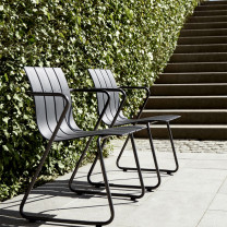 Mater Ocean Chair Lifestyle Outdoor Steps