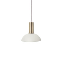 Ferm Living Collect Low Socket Pendant Hoop Brass White