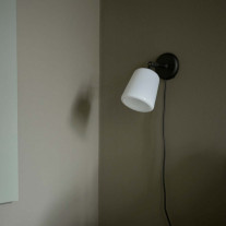 New Works Material Wall Lamp Opal Glass