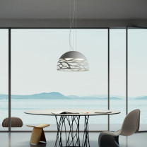 Lodes Kelly Dome Pendant White