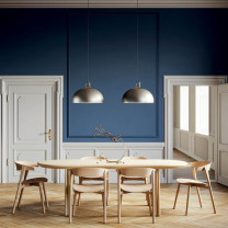 Lodes JIM Dome Pendant Champagne over Table