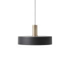 Ferm Living Collect Low Socket Pendant Record Brass Black