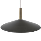 Ferm Living Collect High Socket Pendant Angle Brass Black