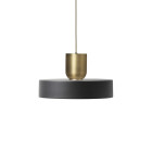 Ferm Living Collect Bell Socket Pendant Record Brass Black