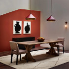 Bert Frank Shear Pendant XL Lifestyle Dining Table