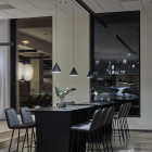 Black Flos String Light Cone LED Pendants