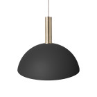 Ferm Living Collect High Socket Pendant Dome Brass Black