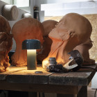 Grey Blue Flos Bellhop LED Portable Lamp