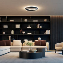 Lodes Tidal LED Ceiling Light in Sitting Room