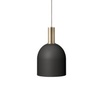 Ferm Living Collect Low Socket Pendant Bell Brass Black