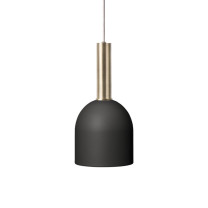 Ferm Living Collect High Socket Pendant Bell Brass Black