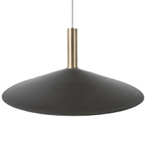 Ferm Living Collect High Socket Pendant Angle Brass Black