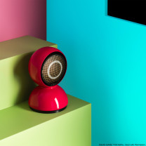 Artemide Eclisse x Squid Games Table Lamp Pink on Steps