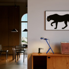 Blue Artemide Sintesi Table Lamp