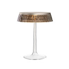 Flos Bon Jour LED Table - Matt Chrome, Smoke Crown