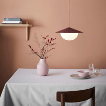AGO Alley Pendant - Burgundy Situ 