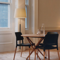 Natural, Brass Santa & Cole Pie de Salon G1 Floor Lamp