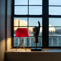 Red / Aluminium Foscarini Lumiere Table Lamp