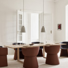 Warm Grey Fritz Hansen Caravaggio Matt Pendant