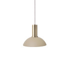 Ferm Living Collect Low Socket Pendant Hoop Brass Cashmere