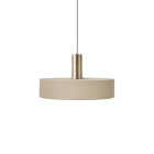 Ferm Living Collect Low Socket Pendant Record Brass Cashmere