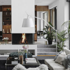 Artemide Tolomeo Mega LED Floor Lamp Lifestyle Lounge 2
