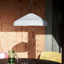 HAY Pao Steel Pendant Cream White Above Table