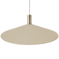 Ferm Living Collect Low Socket Pendant Angle Brass Cashmere