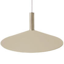 Ferm Living Collect High Socket Pendant Angle Brass Cashmere