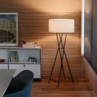 Marset Cala Metal Floor Lamp Lifestyle Lounge
