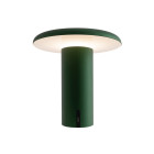 Artemide Takku LED Portable Table Lamp Green