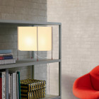 HAY Paper Cube Table Lamp on Shelf