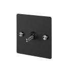 Buster + Punch 1G Toggle Switch - Black/Steel
