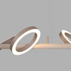 Close Up of  Moooi Pallana LED Suspension Light - Pebble