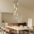 Steel Tala Basalt Nine Pendant