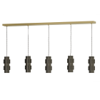 CTO Lighting Ring Long Cluster Suspension - Bronze